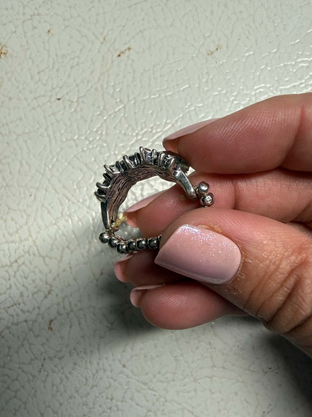 Black Gemstone Cocktail Ring - Women Jewelry - Picture 6 of 6